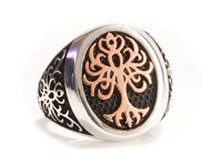 Santa Maria di Sala - Via Caltana 169 - Anello Albero Della Vita 925 in Argento 14A-ADV - 14A-ADV